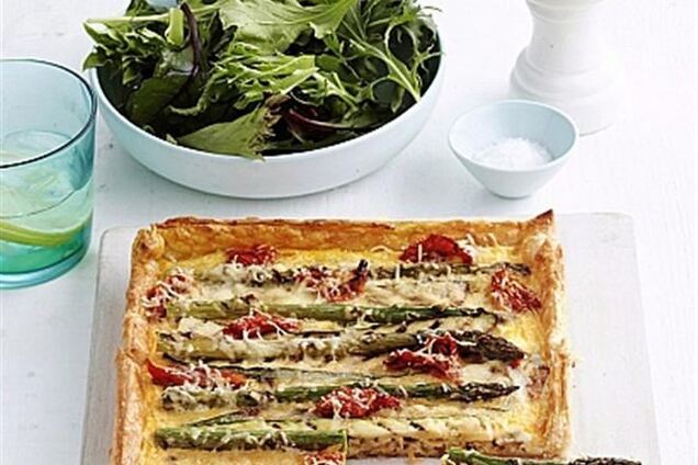 Флан с овощами гриль