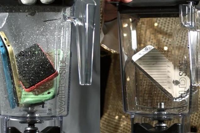 iPhone 5S и 5C размололи в блендере