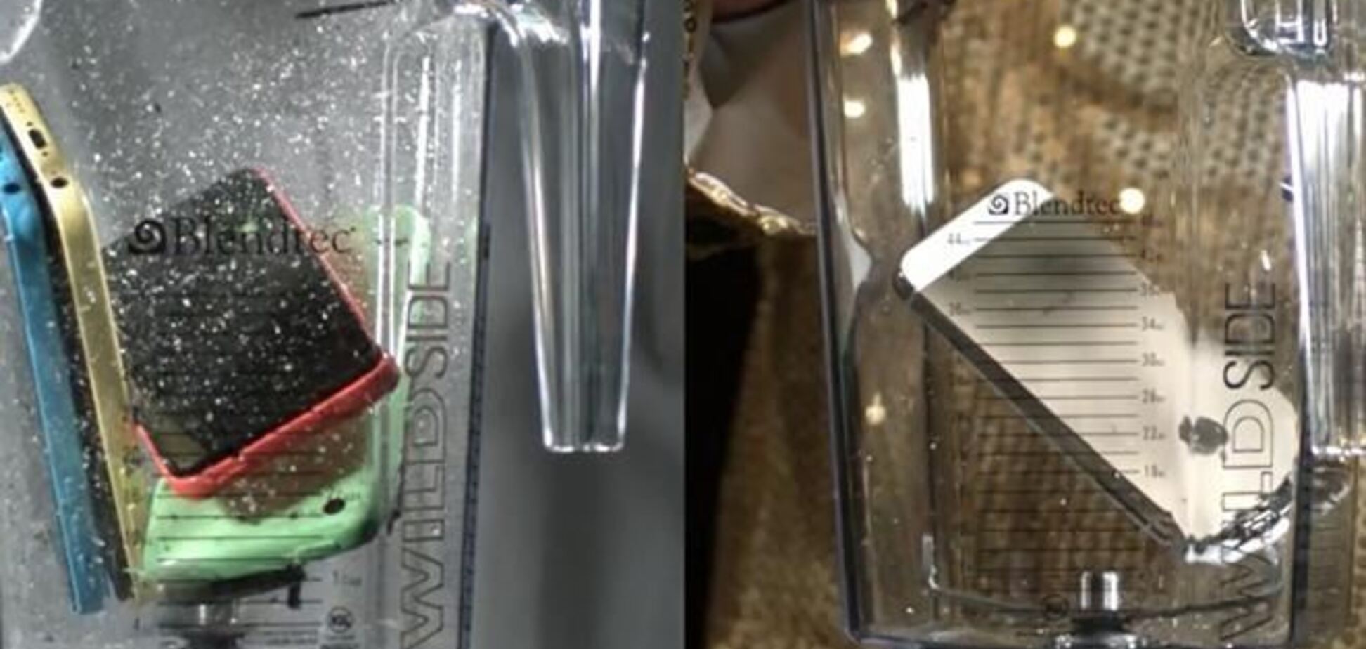 iPhone 5S и 5C размололи в блендере