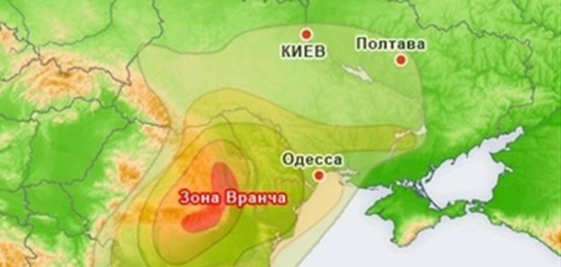 Одессе грозит 8-балльное землетрясение