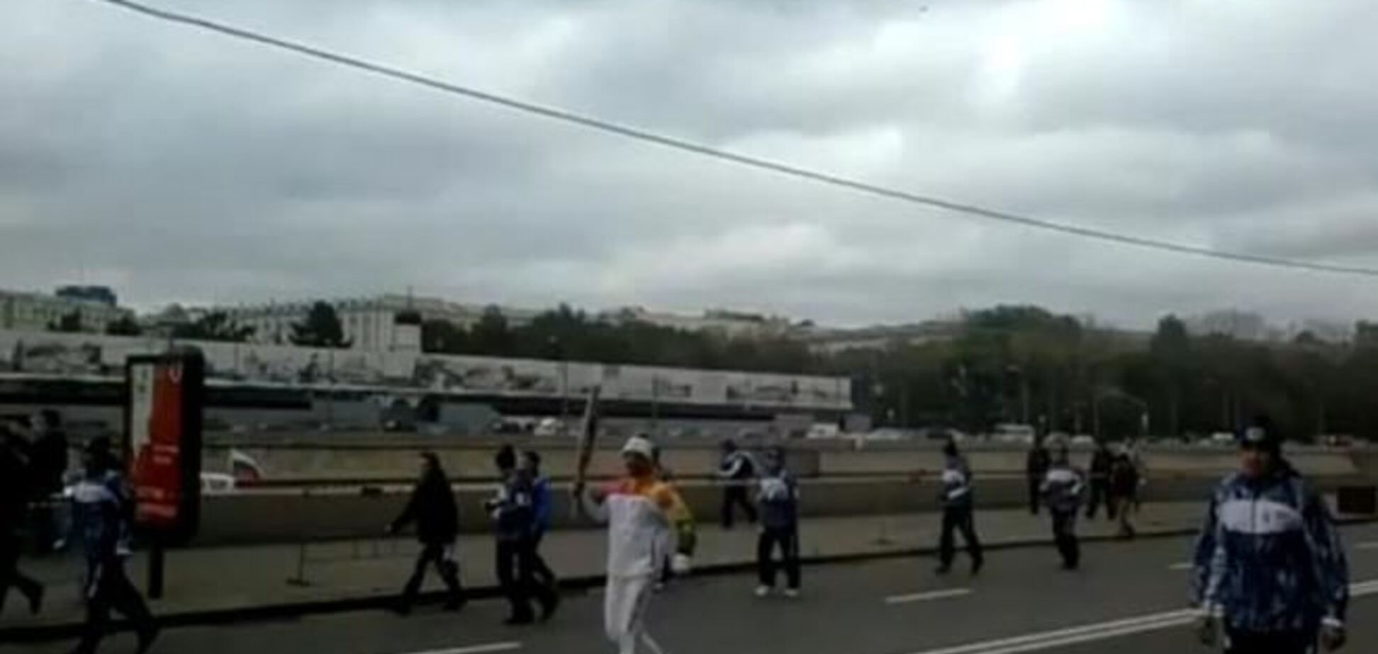 Главный олимпийский символ погас в Москве во второй раз