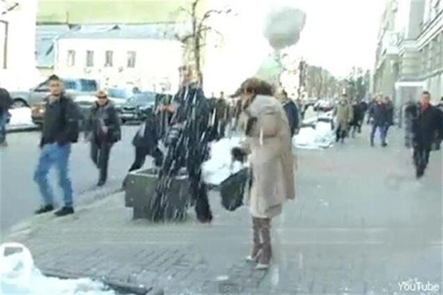 Свободовцам, забросавшим снежками регионалку Горину, предъявили обвинения