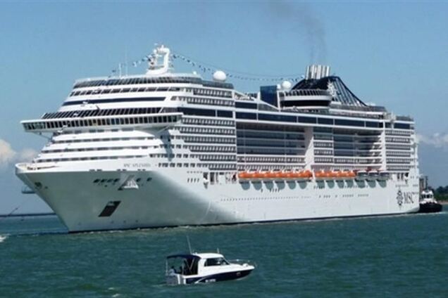 Из Одессы в Венецию отправился круизный лайнер 'MSC Musica'