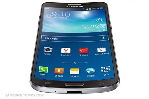 Samsung представила изогнутый смартфон