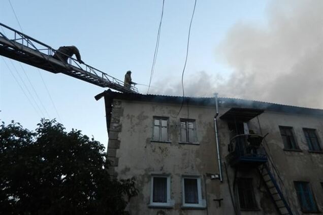 В Крыму сгорел жилой дом: рассказ очевидца