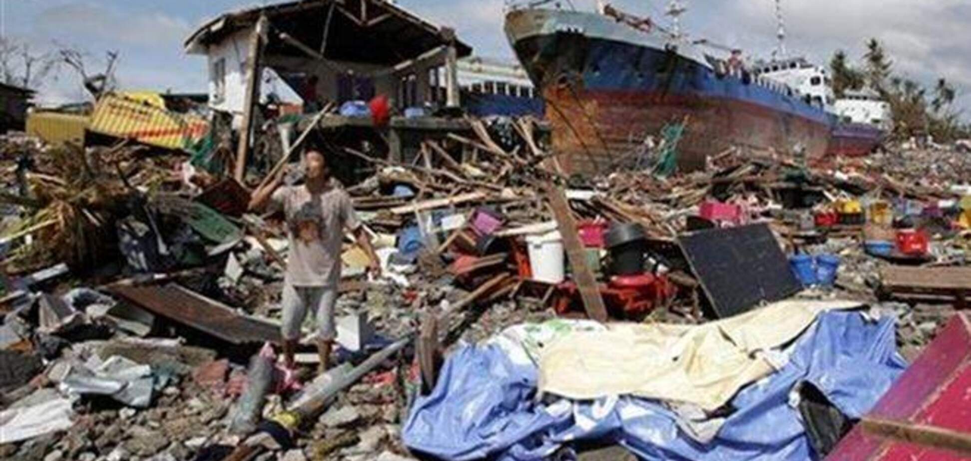 ООН назвала тайфун 'Хайян' самым разрушительным за последние 100 лет