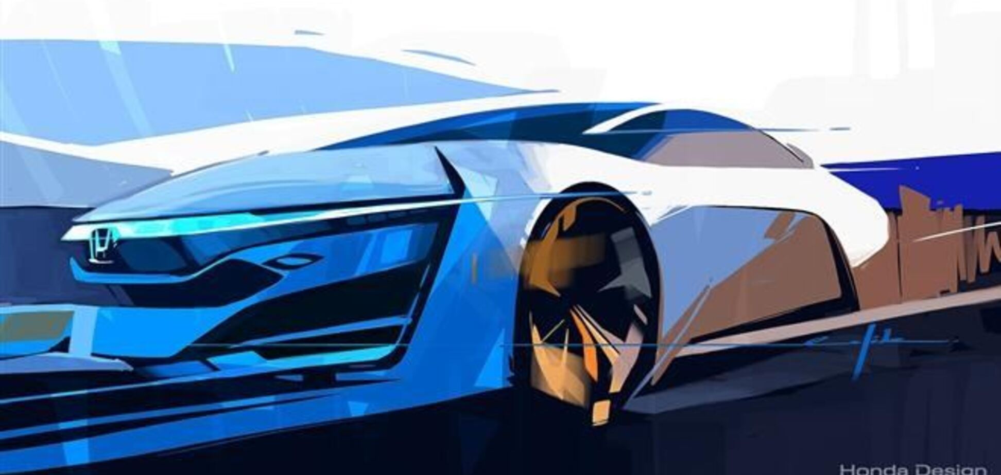 Honda показала дизайн предвестника новой водородной модели
