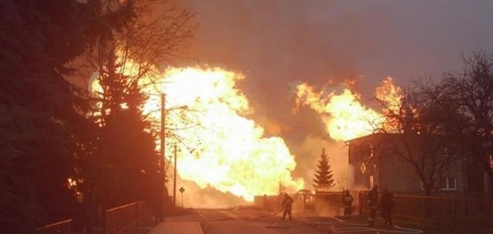 В Польше взорвался газопровод