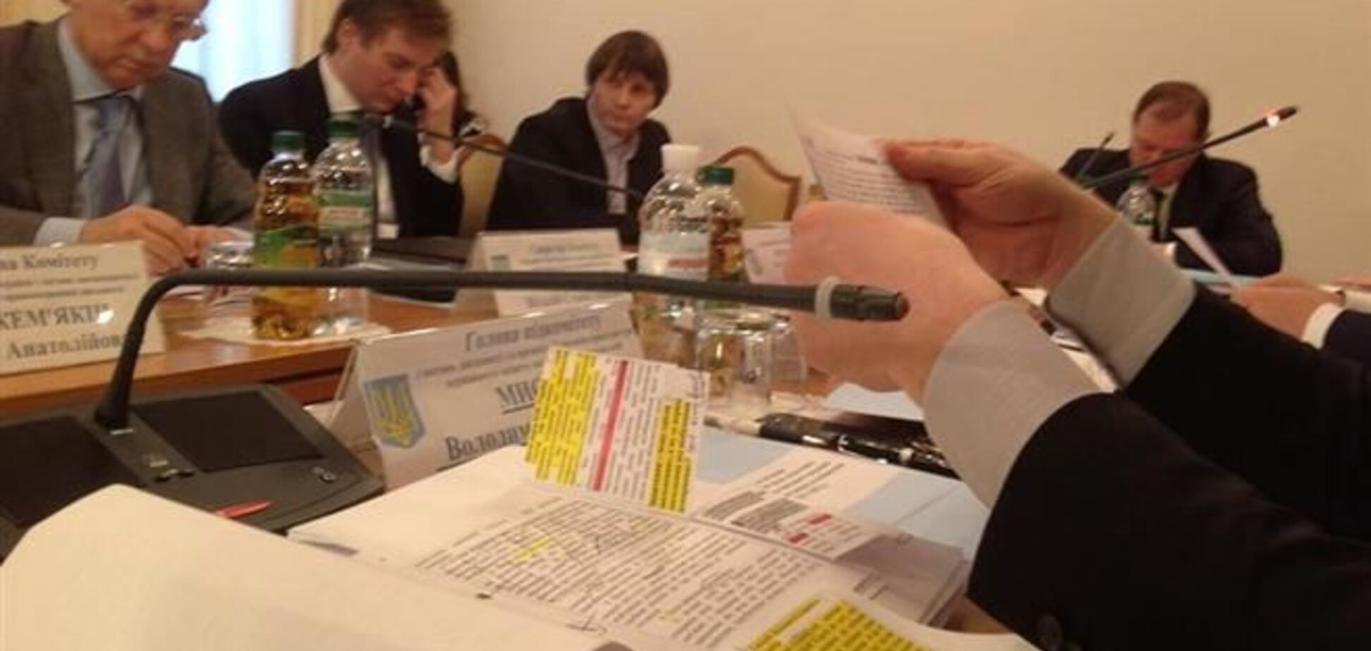 Робоча група з Тимошенко пішла на перерву на невизначений термін