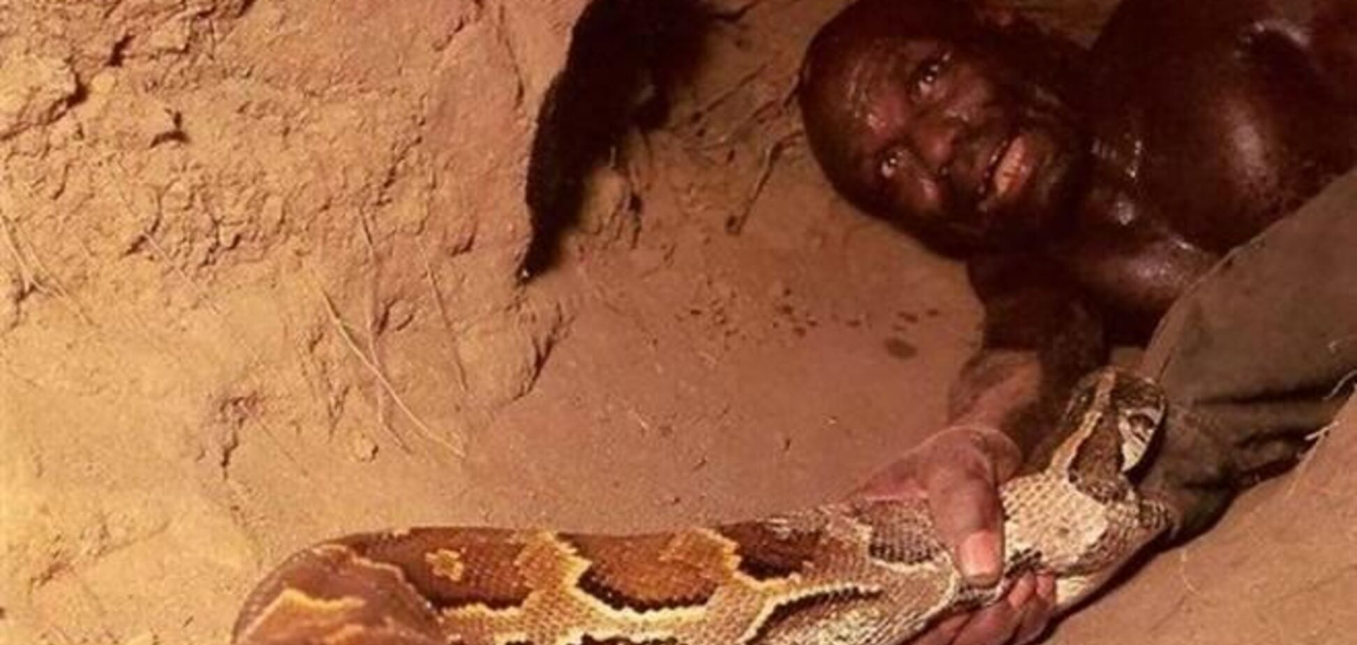 Ловля пітона на живця