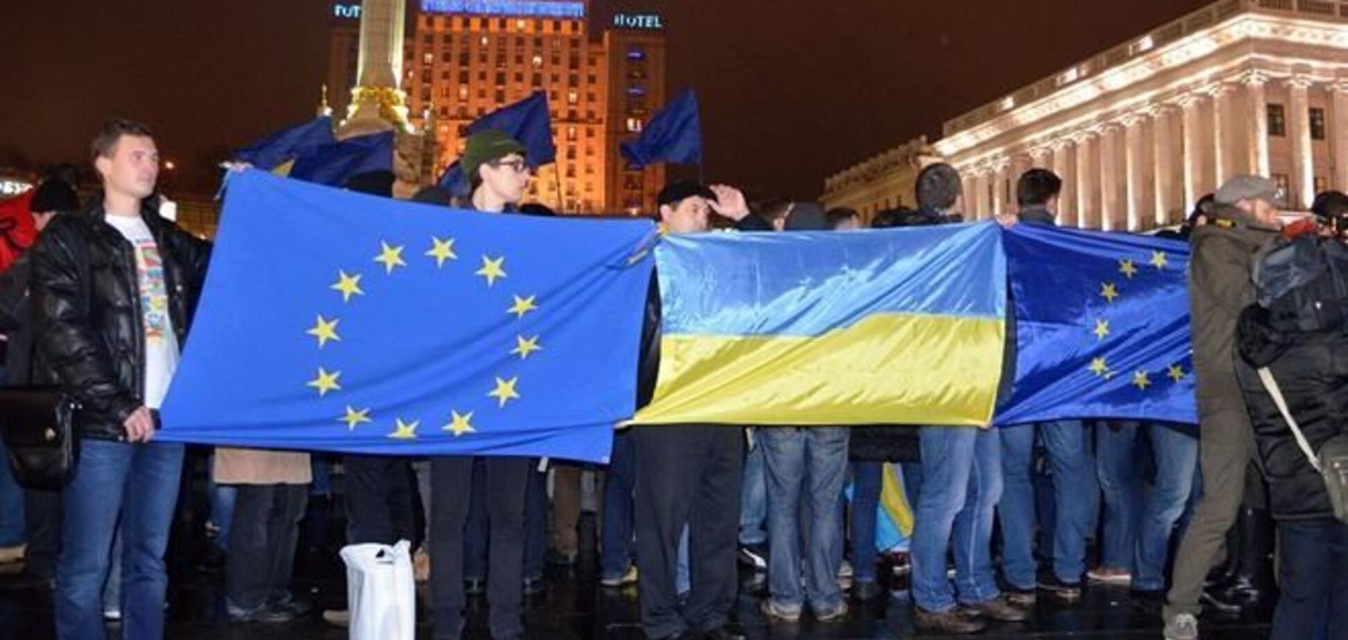#Євромайдан вошел в мировые тренды Twitter