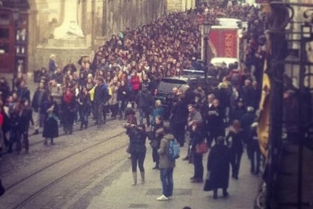 Во Львове Евромайдан перерастает в революцию