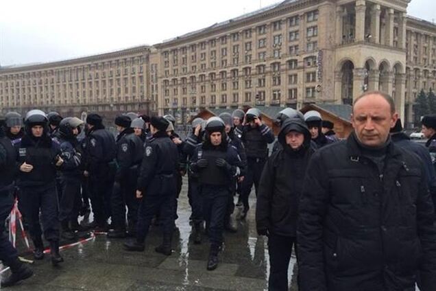 На Майдан подтянулся 'Беркут'