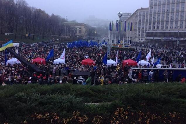 Міліція нарахувала 22 тис протестуючих на Європейській площі