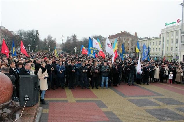 Тернополь объявил в понедельник общегородскую забастовку