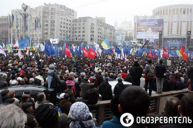 В ПР заверили, что власть не будет разгонять Евромайдан