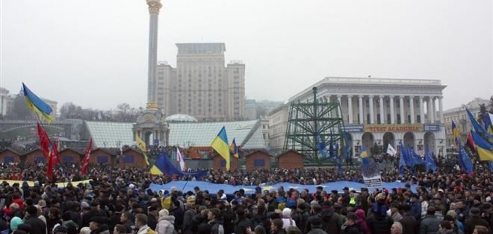 Киевляне жалуются на поведение участников Евромайдана