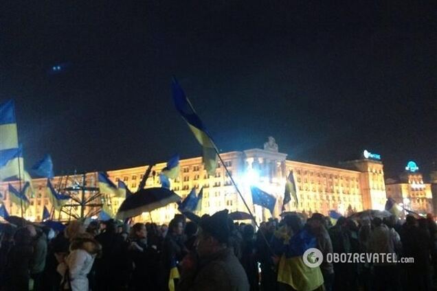 Киевляне зарабатывают на Евромайдане арендой жилья, пирожками и связью