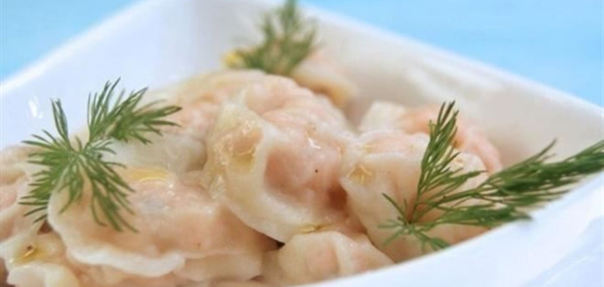 Пельмени с семгой