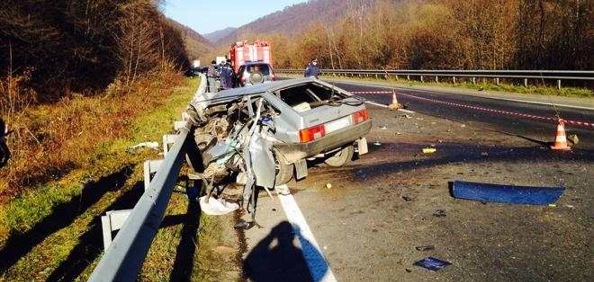 На 'Киев – Чоп' 'девятка' въехала в сербскую фуру