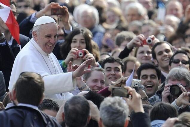 На аудиенции у Папы Франциска впервые прозвучала украинская речь