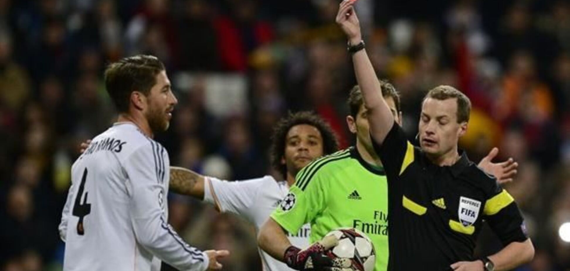 Серхио Рамос побил рекорд 'Реала' по удалениям