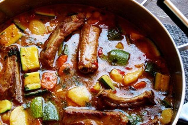 Свиные ребра по-провански