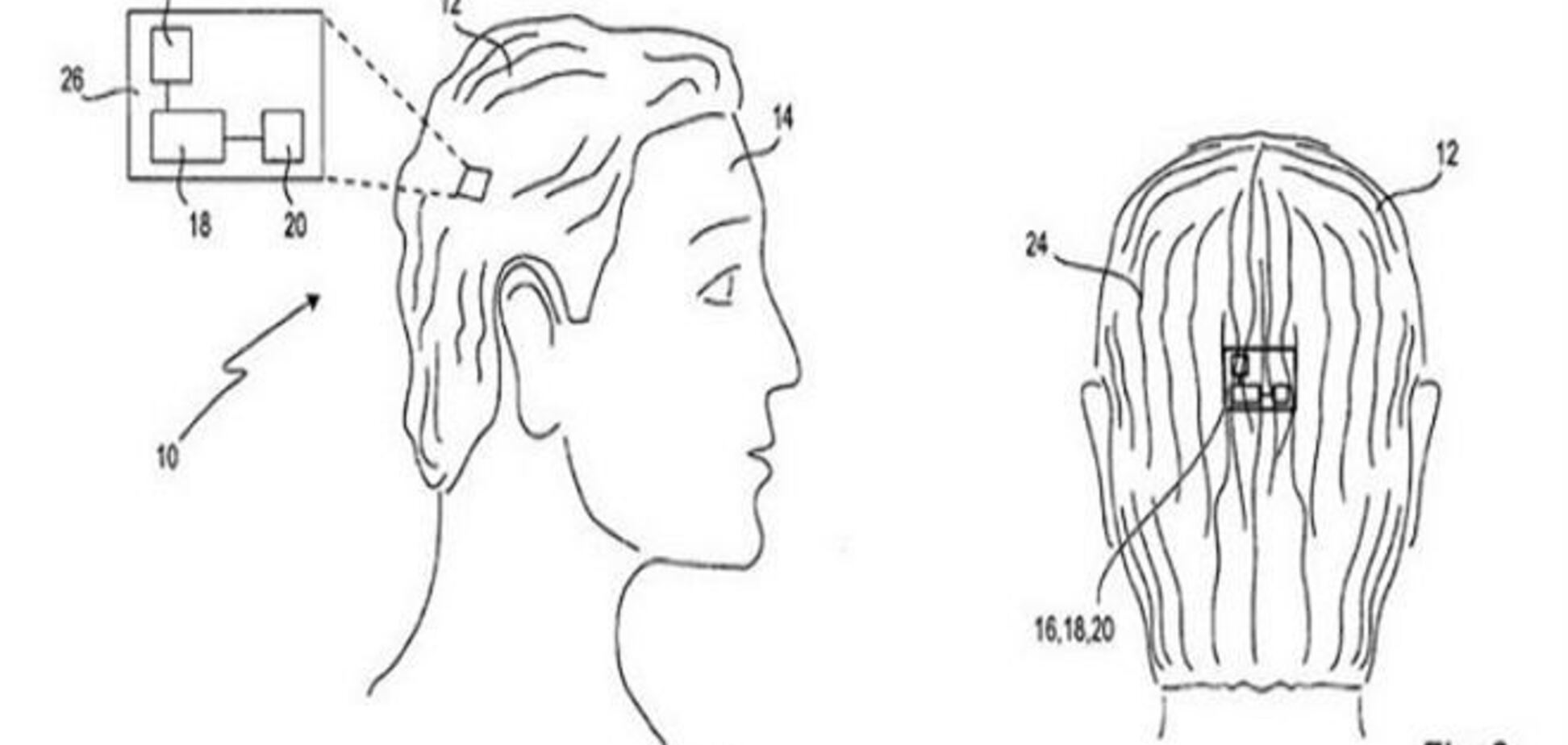 Sony запатентовала 'умный парик' SmartWig