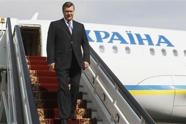 Янукович улетел на Вильнюсский саммит