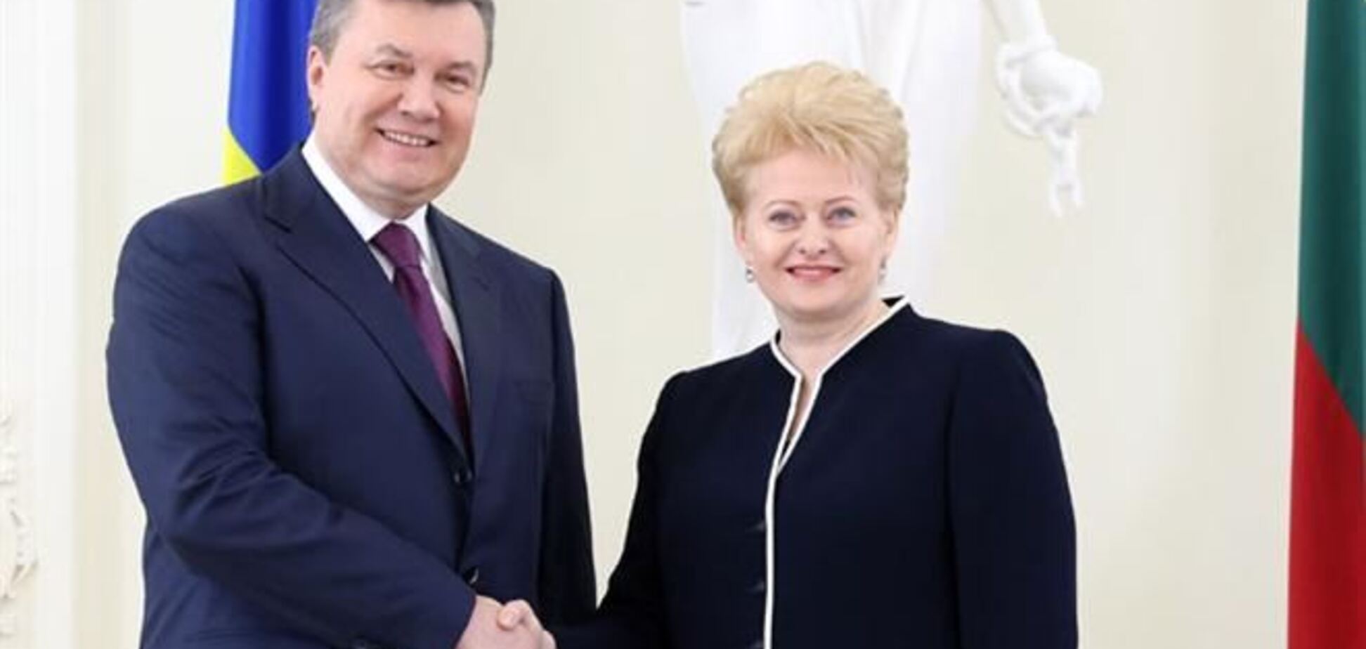 Янукович пообщался с главой Литвы