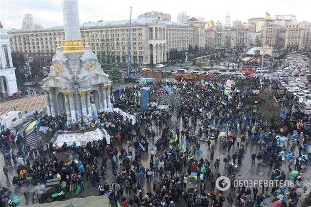 Координационный центр Евромайдана создадут на вече в воскресенье