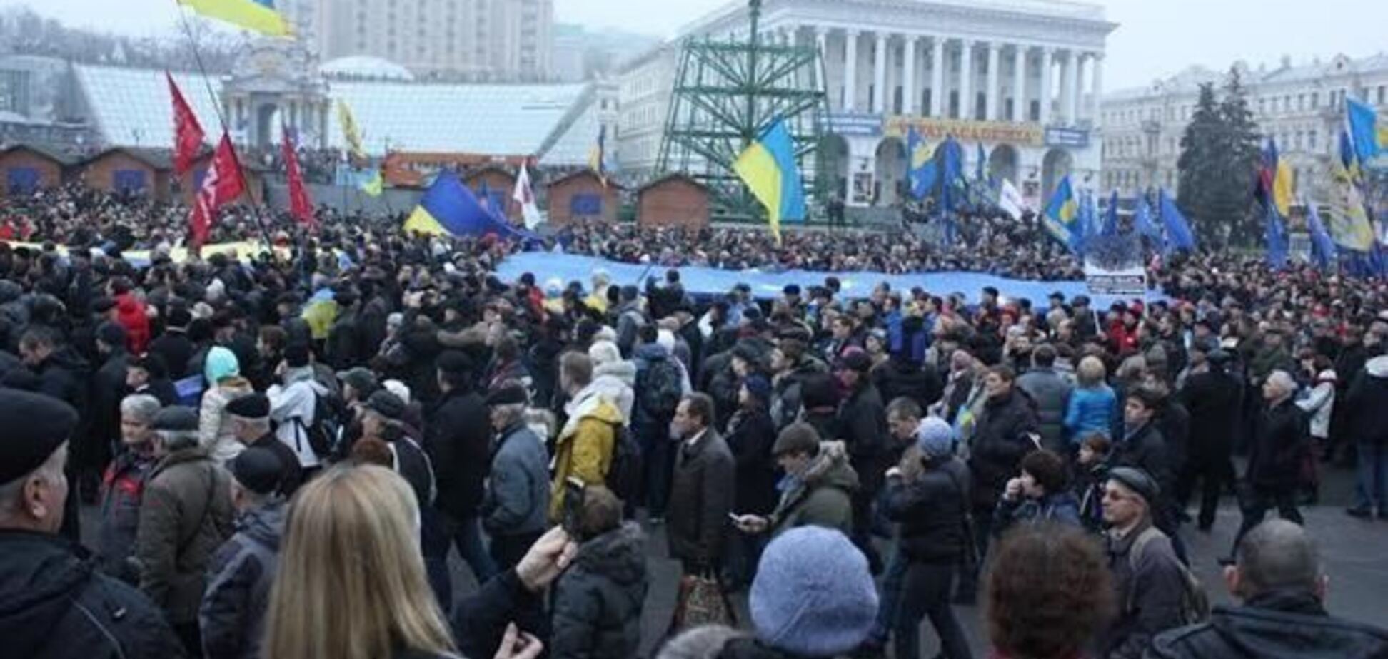 Центр Киева будет стоять в пробках из-за митингов 