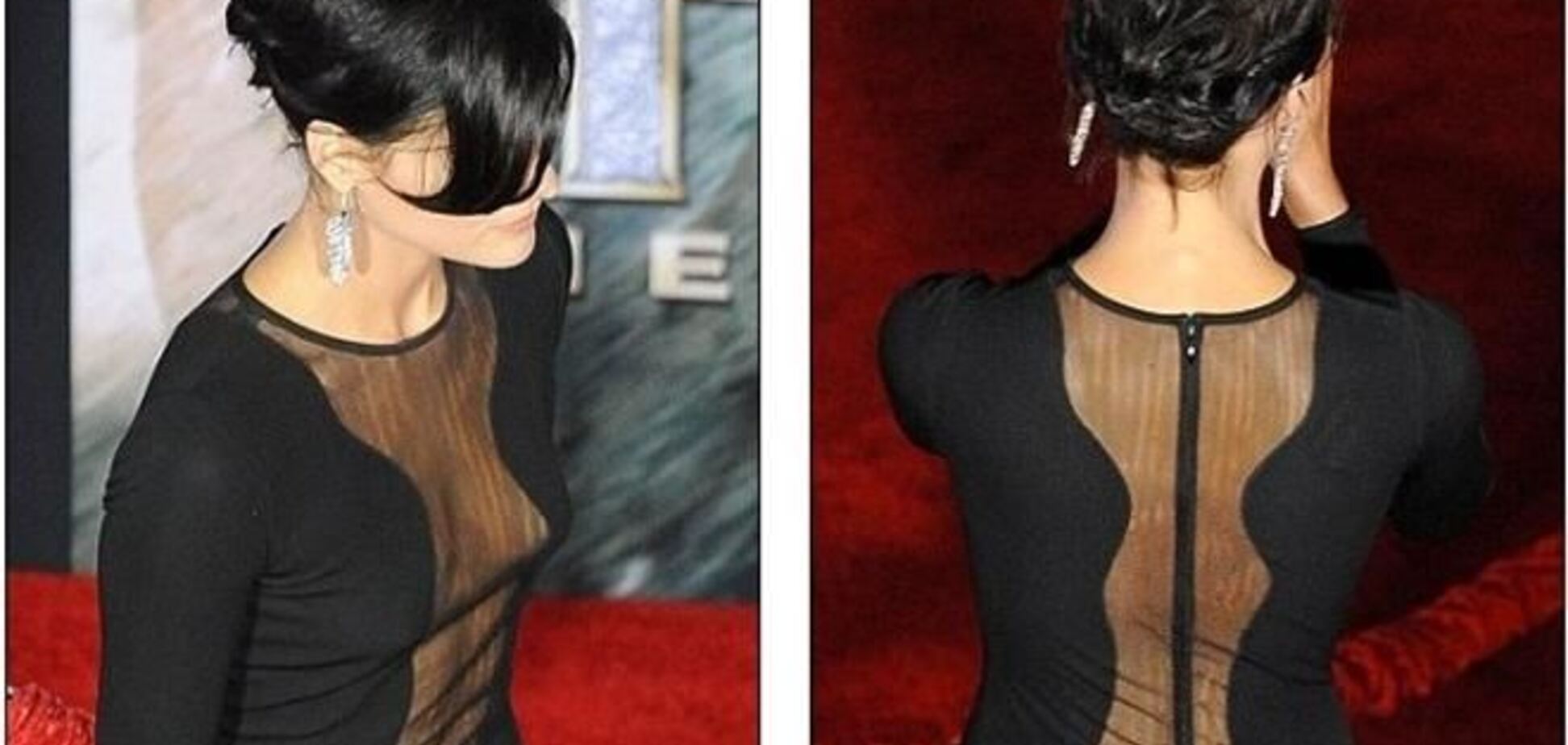 Голливудская актриса вышла на красную дорожку в скандально вызывающем платье