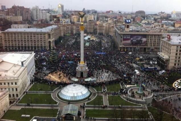 Митингующие поймали провокаторов, напавших на КГГА