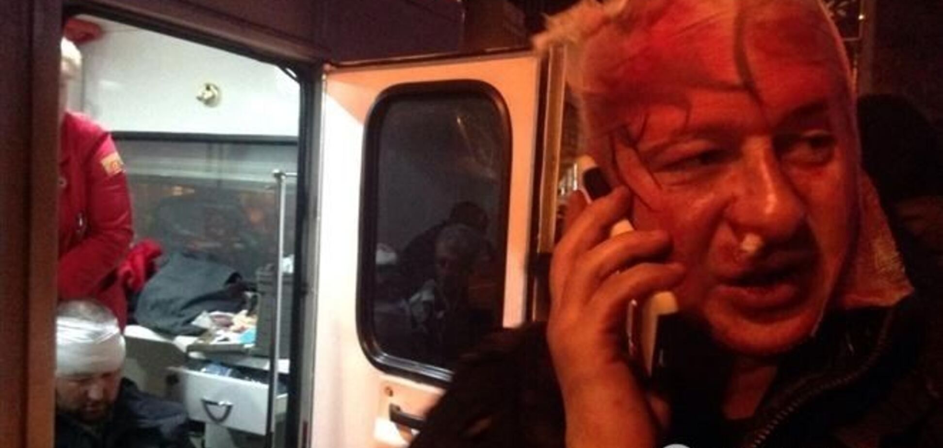 После столкновений возле АП все 'скорые' забиты пострадавшими