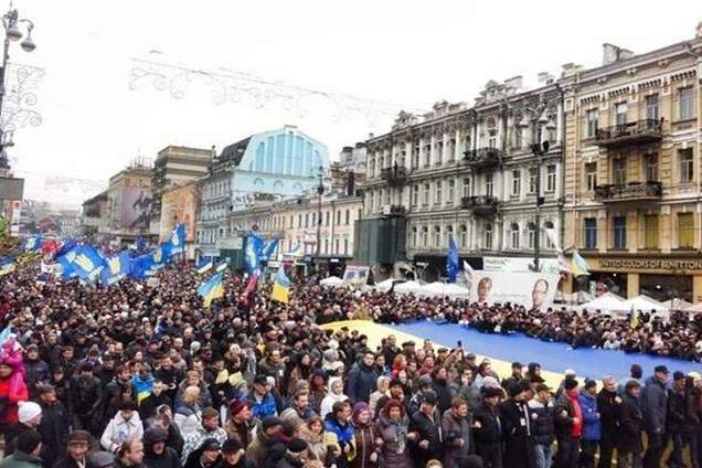 Из-за митинга на Евромайдане киевское метро - парализовано