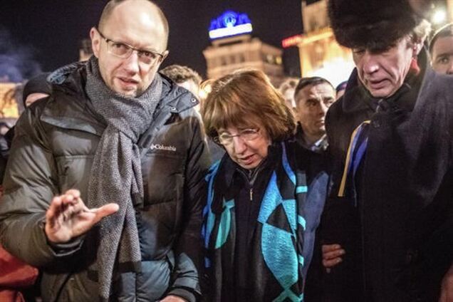 Эштон сообщила, зачем посещала Евромайдан