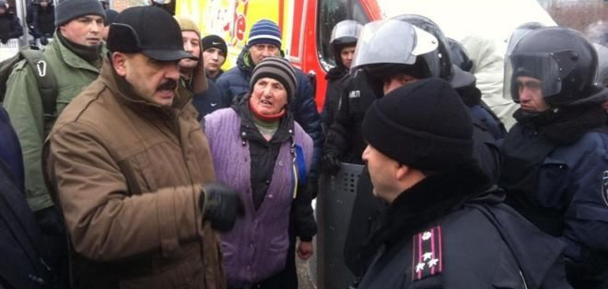 Міліція не пускає людей на Майдан Незалежності