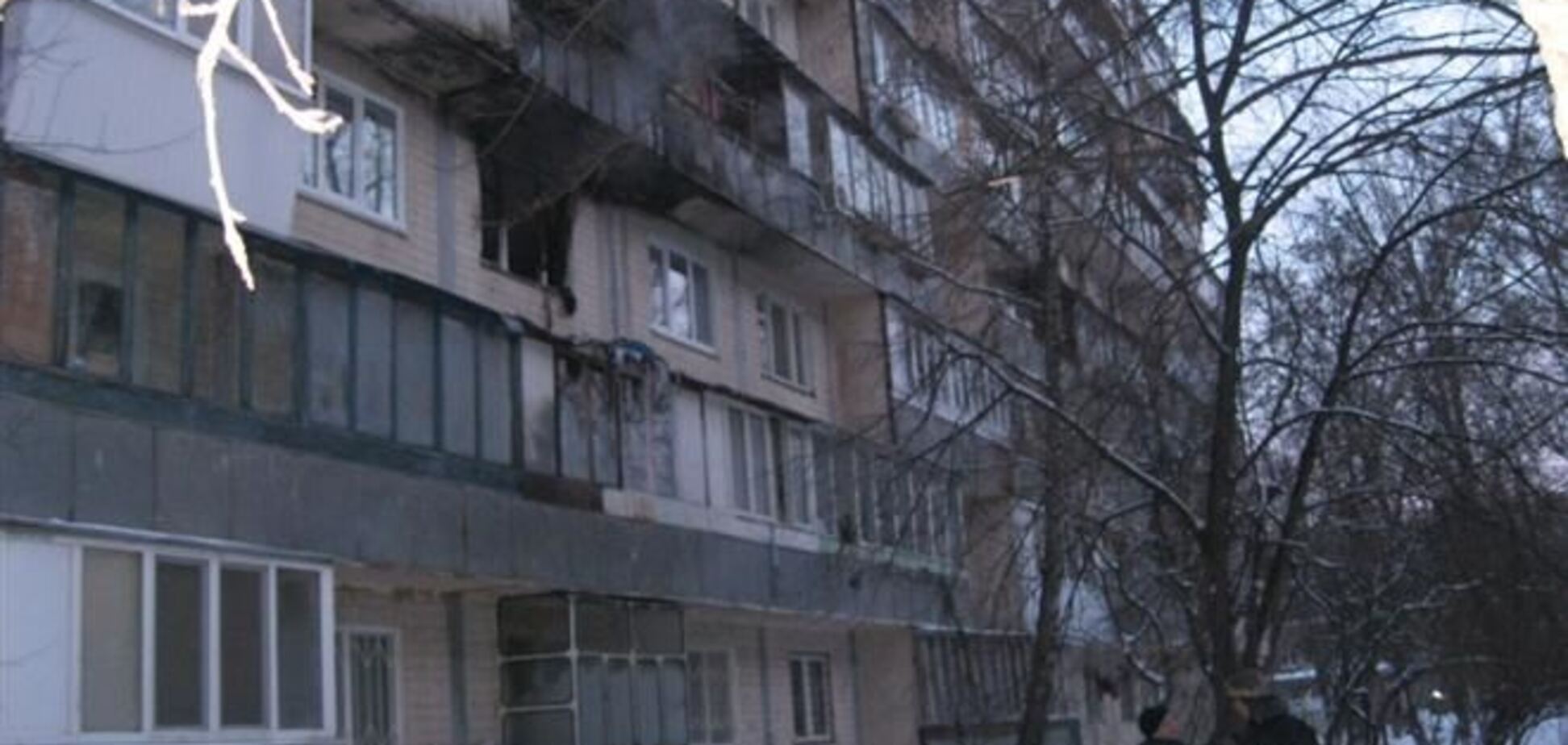 В Киеве во время пожара милиционеры спасли четверых детей