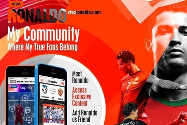 Роналду запустил собственную социальную сеть