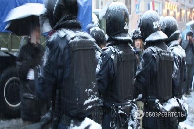 Милиция готовится к силовому противостоянию между двумя 'майданами'