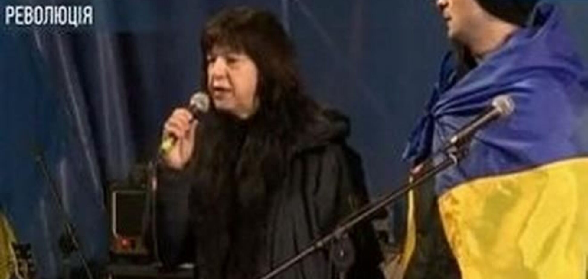 На Майдане Незалежности выступила евродепутат Ребекка Хармс 