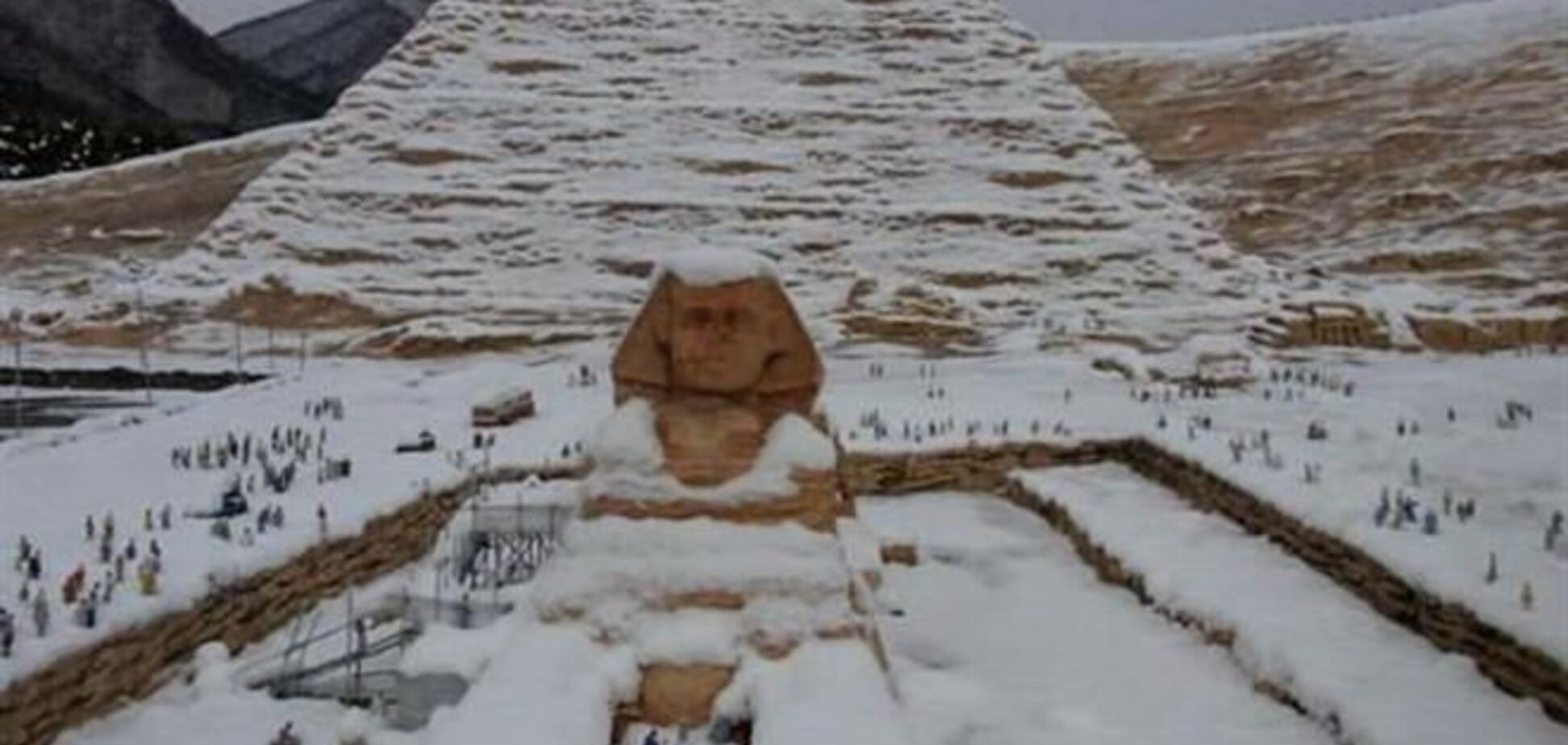 Впервые за 112 лет Египет засыпало снегом