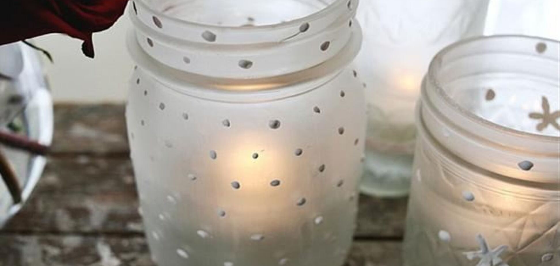 Как сделать оригинальный подсвечник из банки