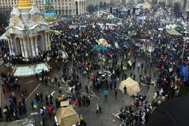 За ночь на киевском Евромайдане произошло шесть драк