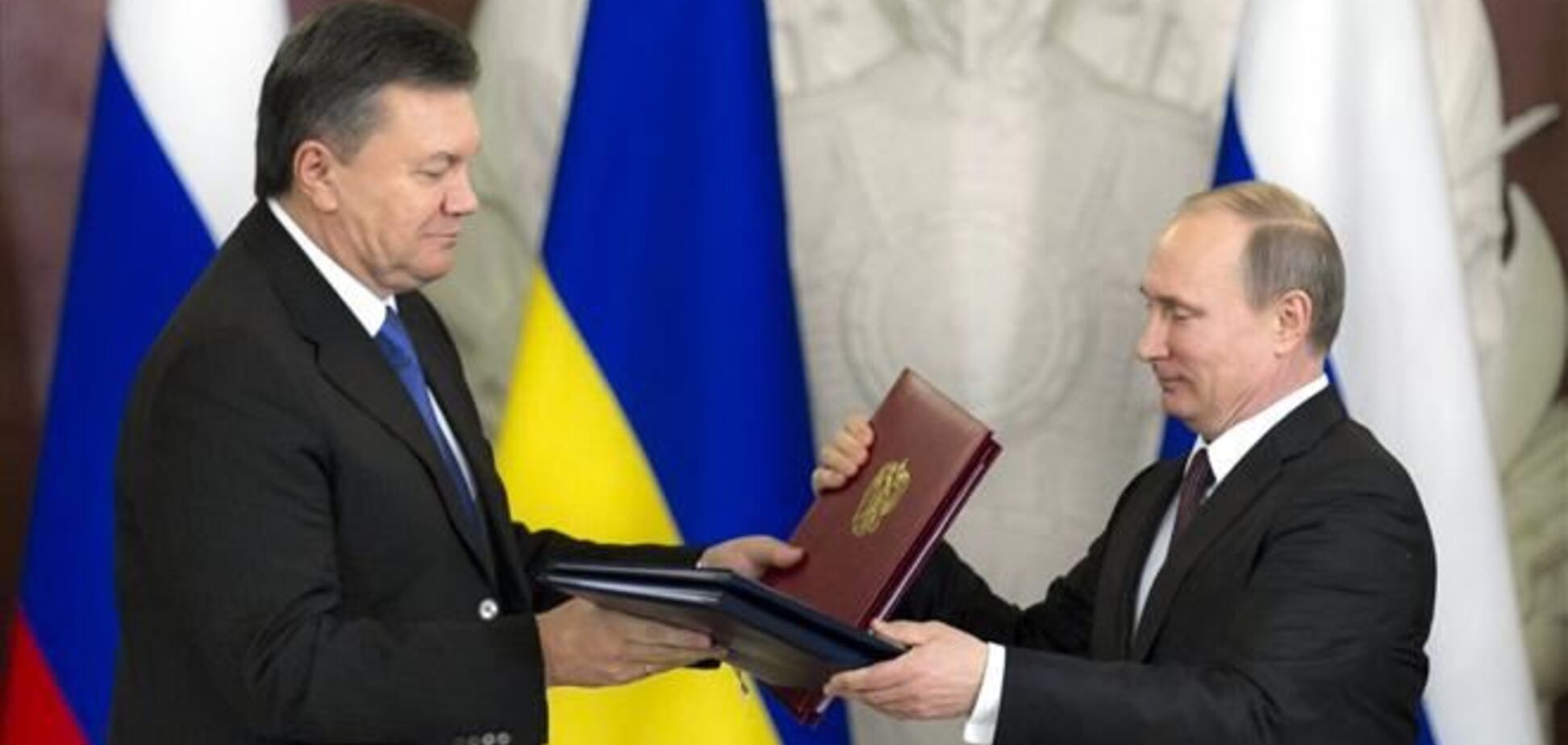 В оппозиции заявили, что Путин дал Януковичу задаток за вступление в ТС