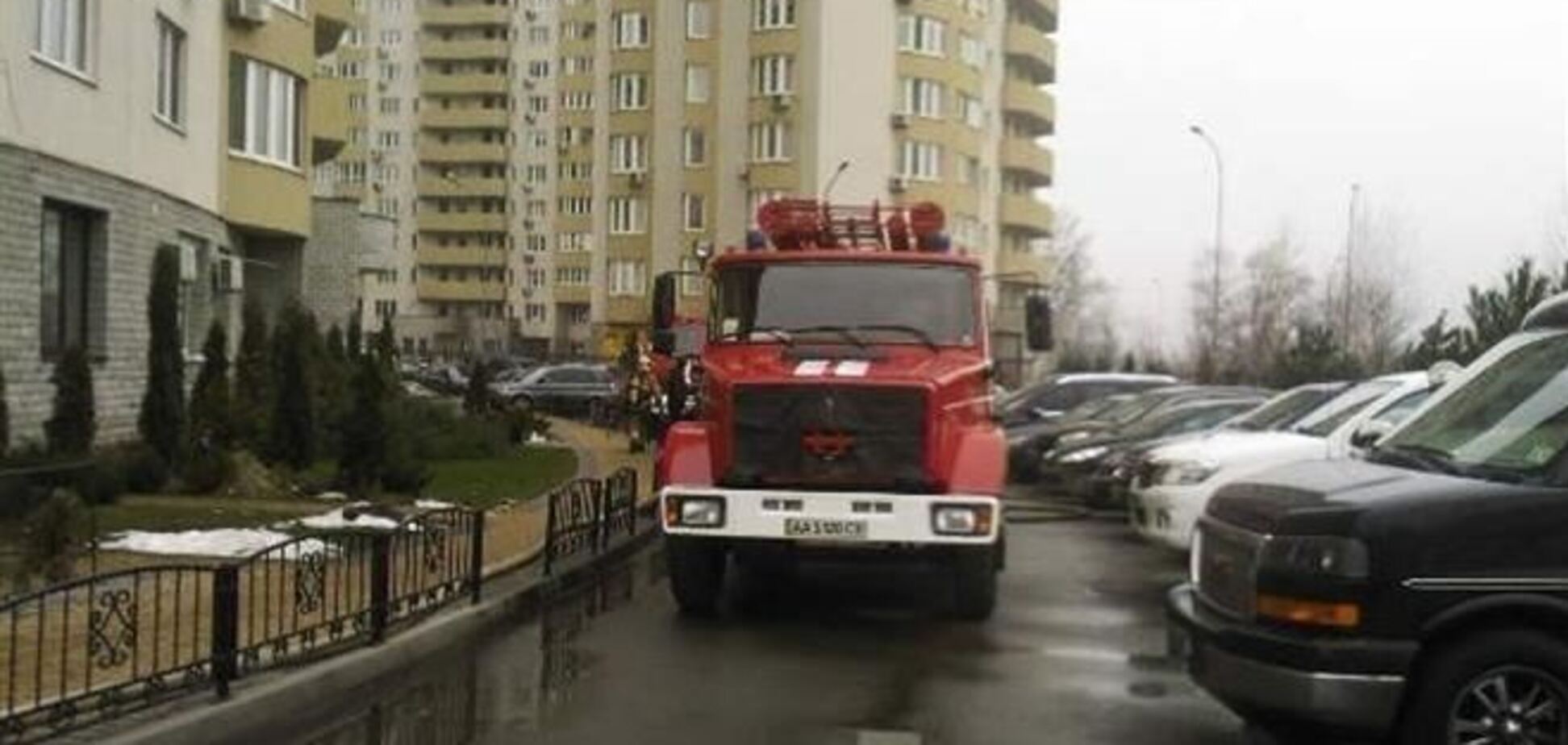Возле дома Попова горела 23-этажка 