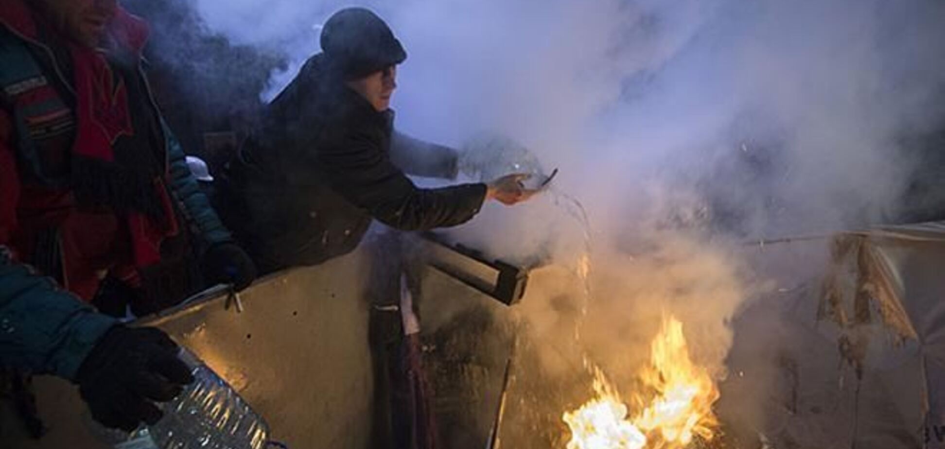 На Евромайдане остаются несколько сотен человек