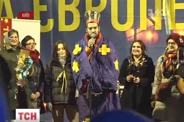 На Евромайдан приходил революционный Николай