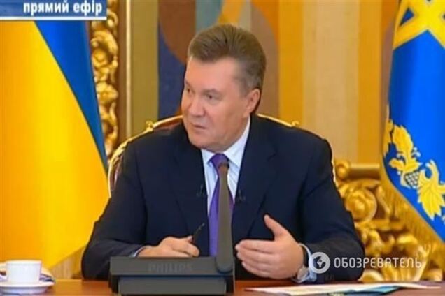 Десять тезисов Януковича